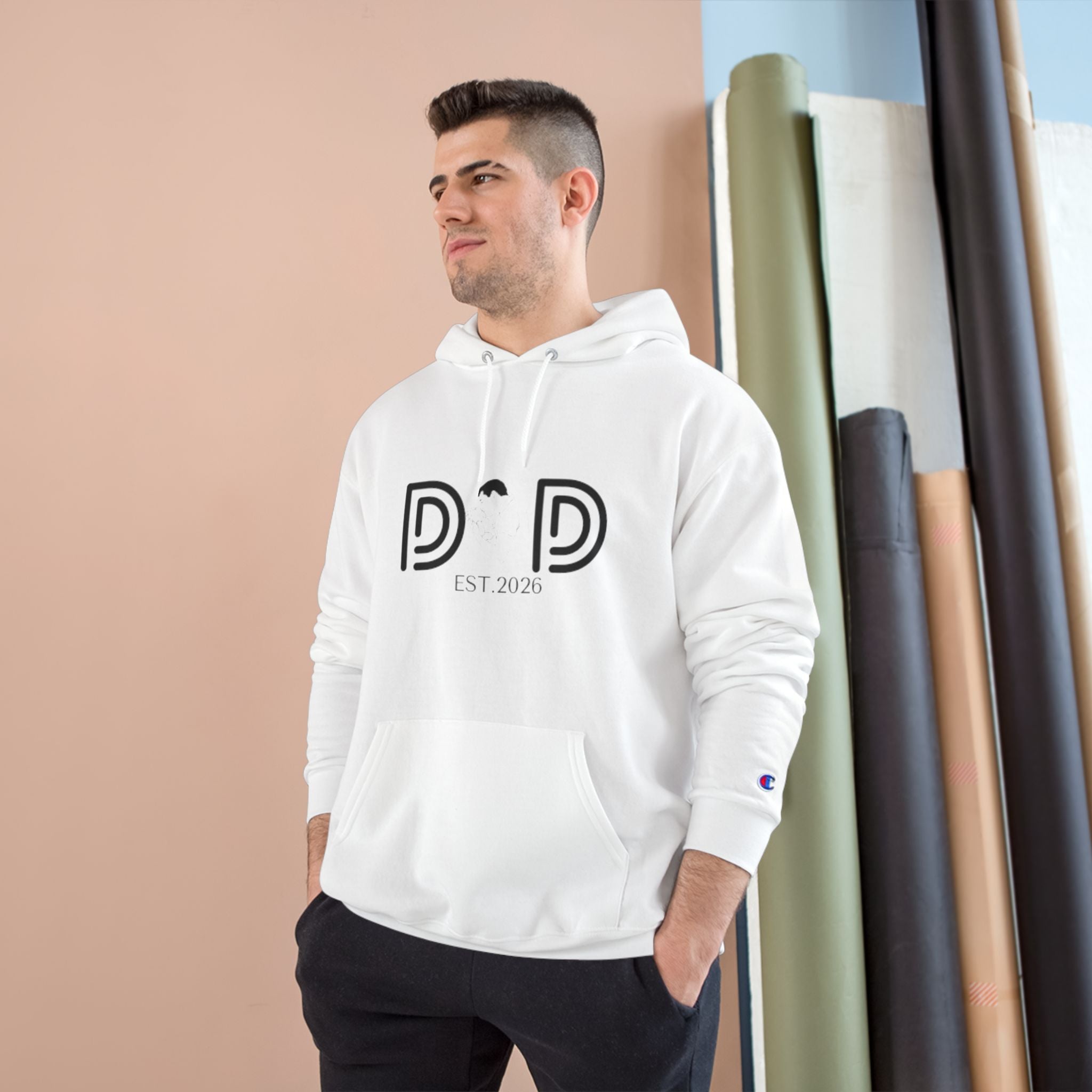 Stylish Champion Hoodie with Minimalist Design, Cozy Gift for Birthdays, Casual Wear, Trendy Streetwear, Perfect for All Seasons