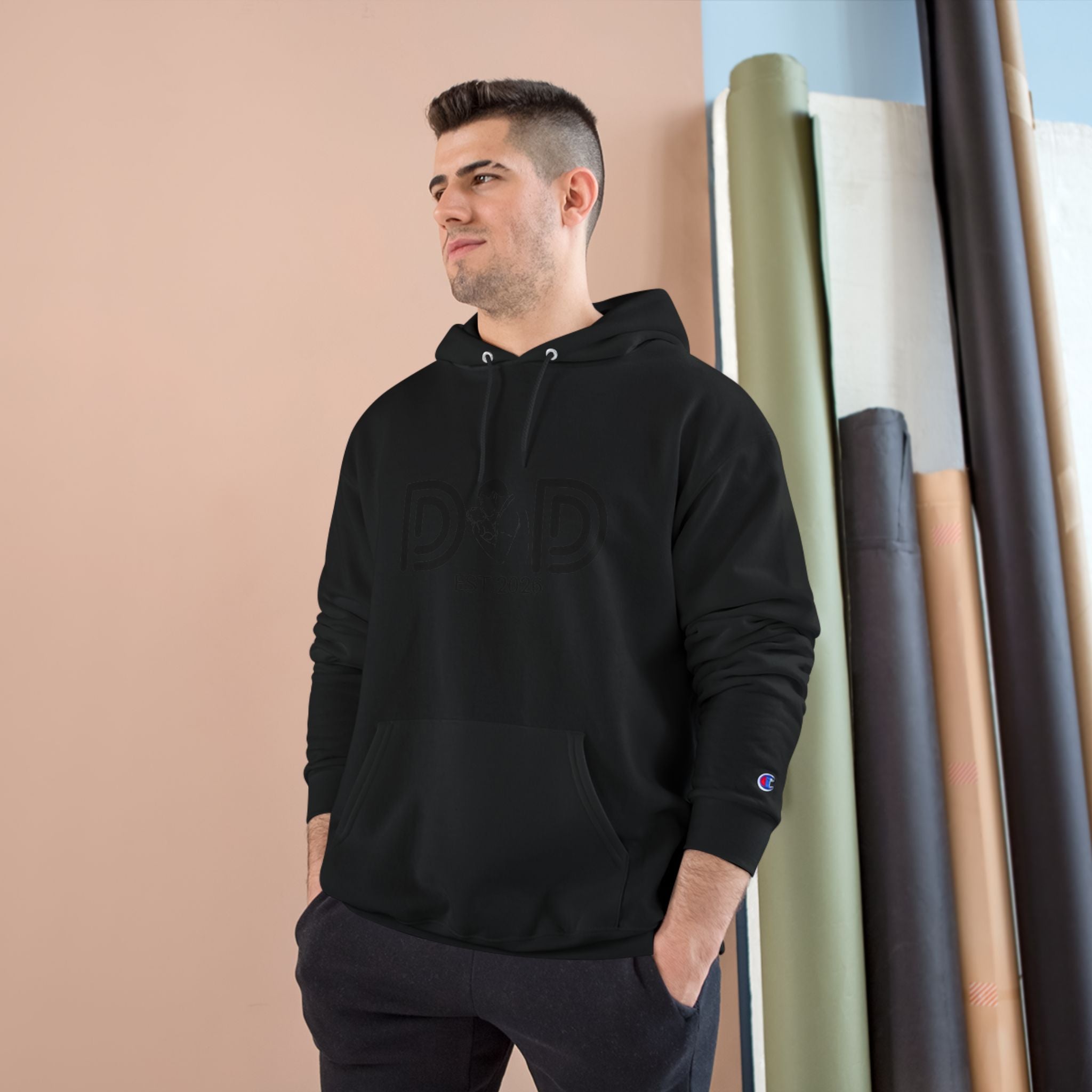 Stylish Champion Hoodie with Minimalist Design, Cozy Gift for Birthdays, Casual Wear, Trendy Streetwear, Perfect for All Seasons