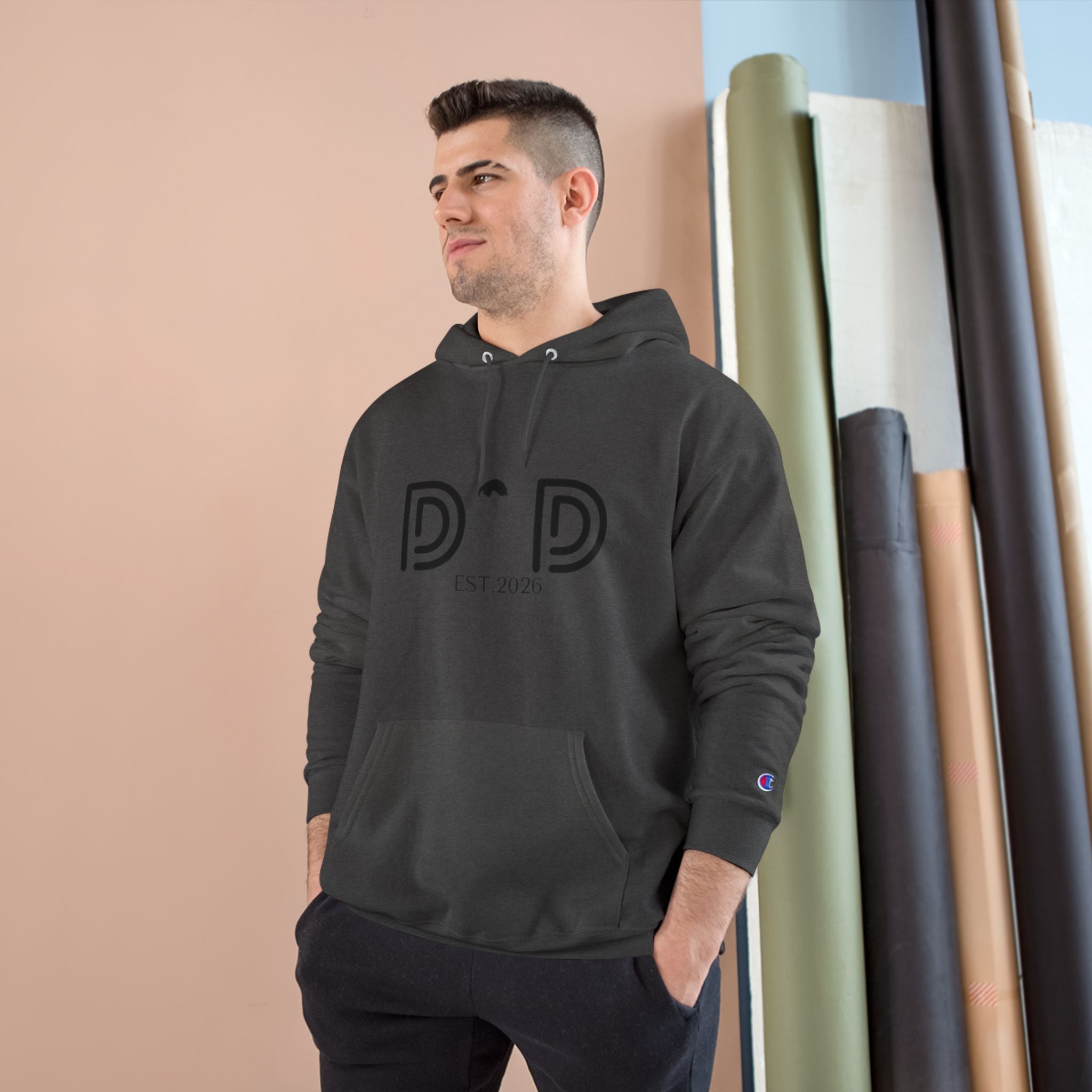 Stylish Champion Hoodie with Minimalist Design, Cozy Gift for Birthdays, Casual Wear, Trendy Streetwear, Perfect for All Seasons